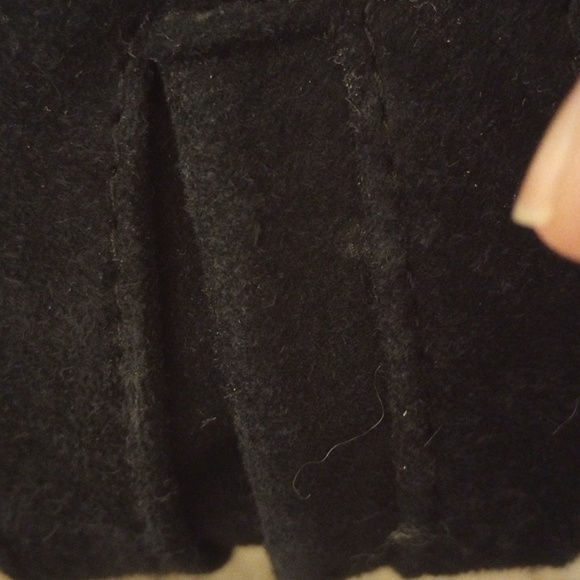 Leather vest with fleece lining (Repage) - Picture 4 of 5